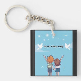 Chaveiro "Reach for the Sky – Motivational Cartoon