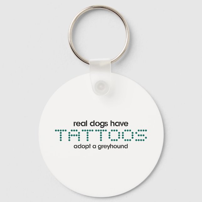 Chaveiro Real Dogs Have Tattoos (Frente)