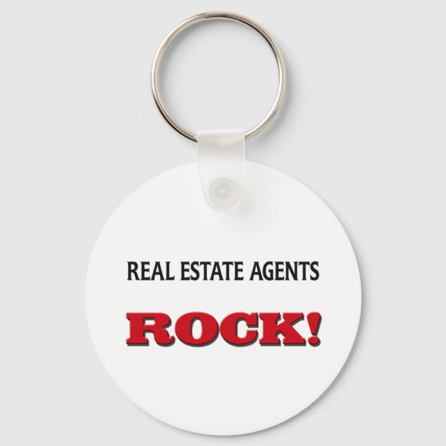 Chaveiro Real Estate Agents Rock (Frente)