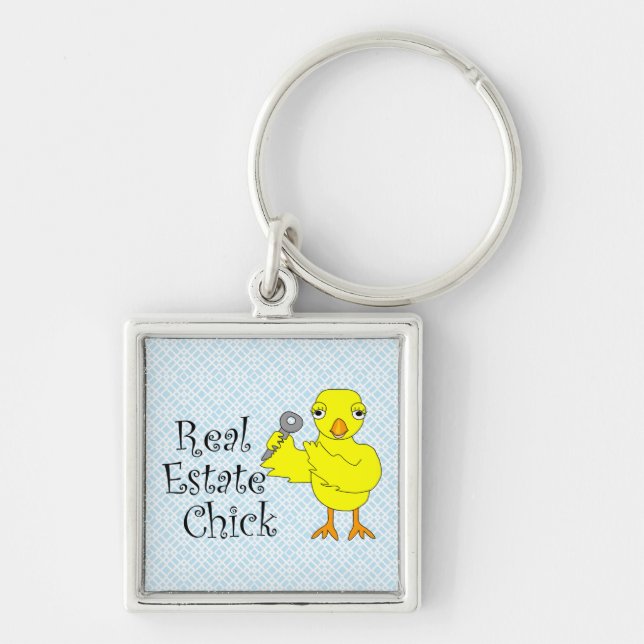 Chaveiro Real Estate Chick  (Frente)