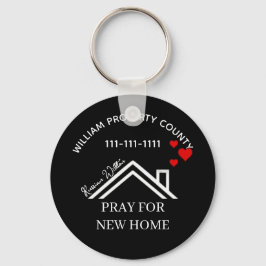 Chaveiro Real Estate House Heart Custom Realtor Keychains