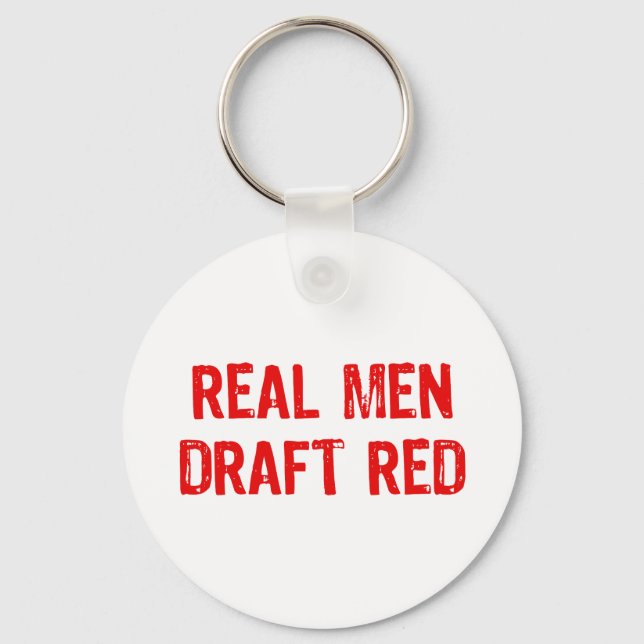 Chaveiro Real Men Draft Red (Frente)