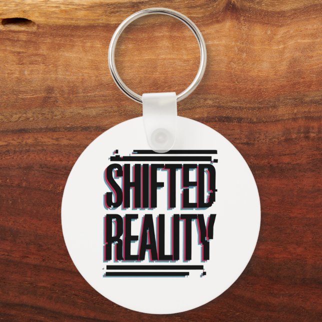 Chaveiro Realidade alterada - falha na linha do tempo (Frente)