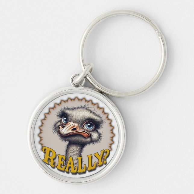 Chaveiro Really? Ostrich - Keychain (Frente)