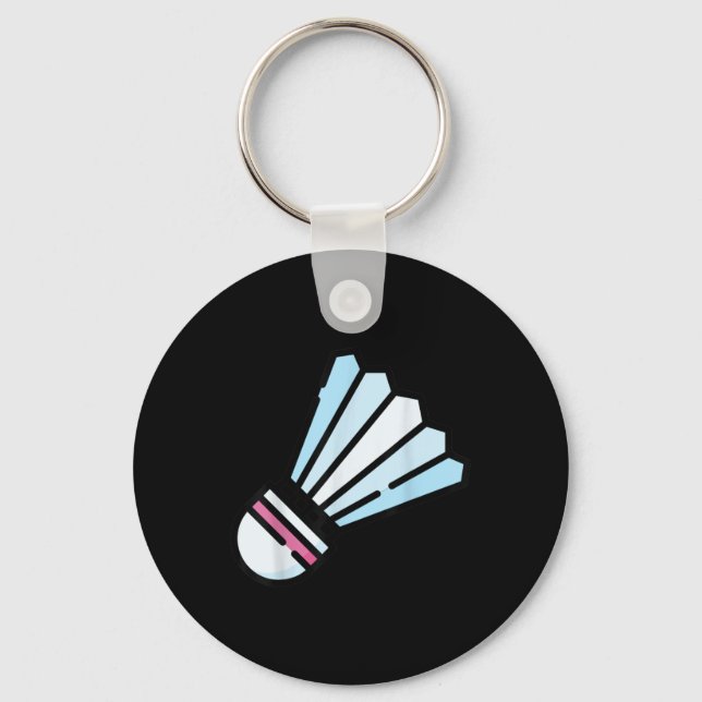 Chaveiro Realmente Gosto de Peteca de Badminton 3  (Frente)