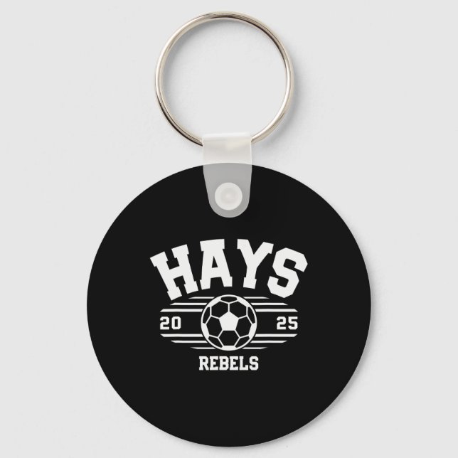 Chaveiro Rebeldes do Futebol de Hays Lei 2025  (Frente)