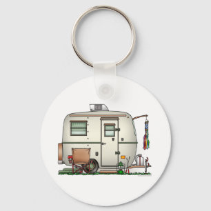 Chaveiro Reboque de vidro do viagem do campista do ovo do