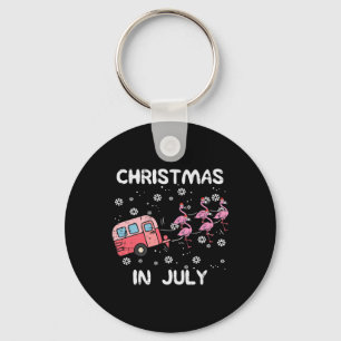Chaveiro Reboque Flamingo Natal Em Julho Summer Xmas Cam