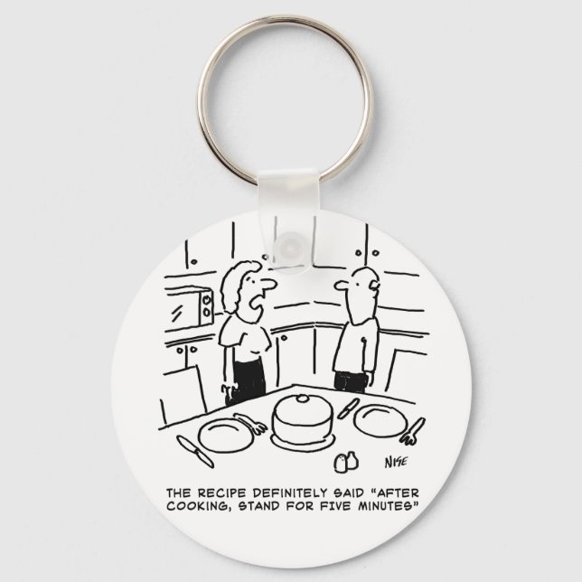 Chaveiro Receber instruções seguidas em um Cozinhar em uma  (Frente)