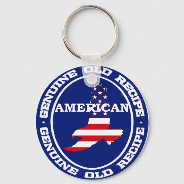 Chaveiro Receita Genuína Americana (Frente)
