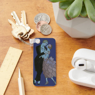 Chaveiro Recém-casados Vintage Art Déco, Dança de Casamento