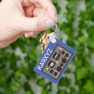 Chaveiro Receptor clássico de rádio Hammarlund SP-600