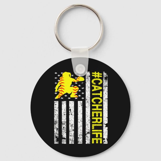 Chaveiro Receptor de Softll - Vida de Receptor Bandeira dos (Frente)