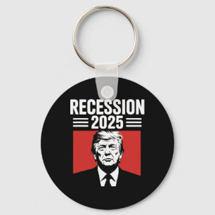 Chaveiro Recessão 2025 Graças Trump Irônico Político Engraç