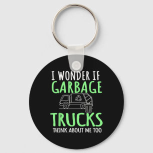 Chaveiro Reciclagem Garge Truck Trash Collector Eart