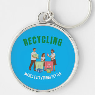 Chaveiro Reciclagem melhora tudo
