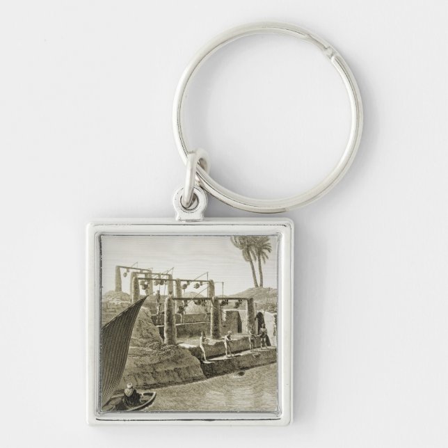 Chaveiro Recolhendo a água do Nile, chapeie 6 de Volum (Frente)