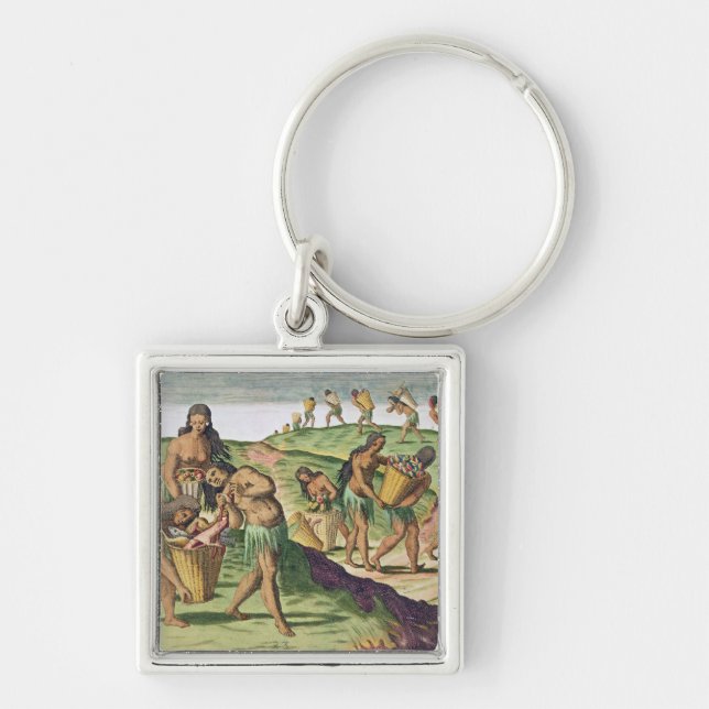 Chaveiro Recolhendo a comida para o Storehouse comunal (Frente)