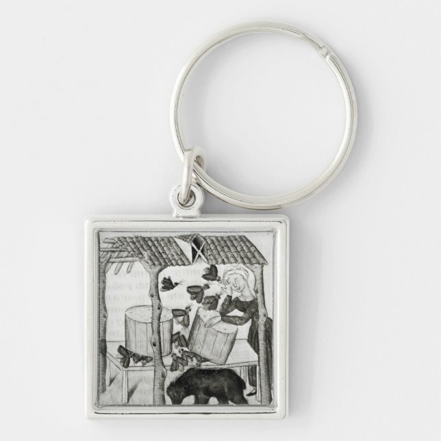 Chaveiro Recolhendo o mel (Frente)