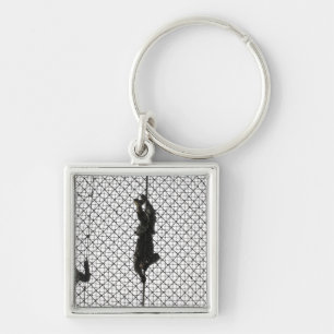 Chaveiro recruta que preenche um obstáculo