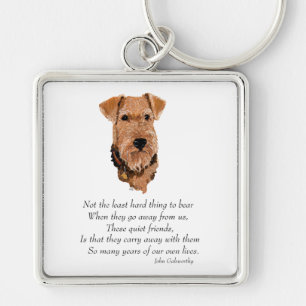 Chaveiro Recuerdo de Airedale, galês, Lakeland Terrier