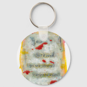 Chaveiro Recuperação de sobreviventes cicatrizando esperanç