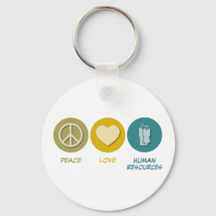 Chaveiro Recursos humanos do amor da paz