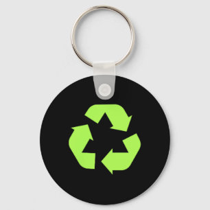 Chaveiro Recycl de sustentabilidade ambiental do reciclar