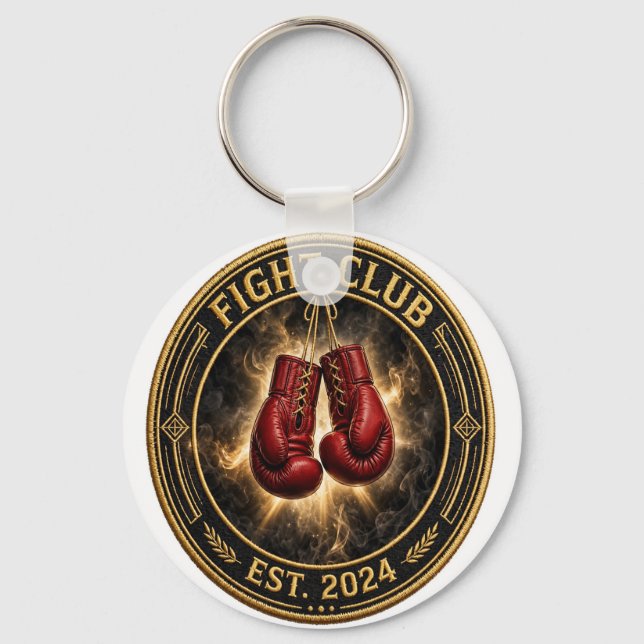 Chaveiro Red Boxing Gloves Fight Keychain (Frente)