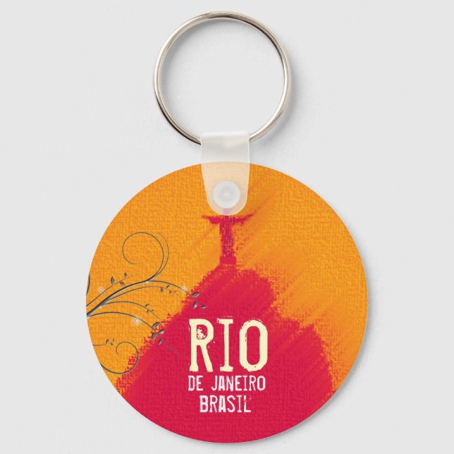 Chaveiro Red Corcovado Rio-Brasil (Frente)