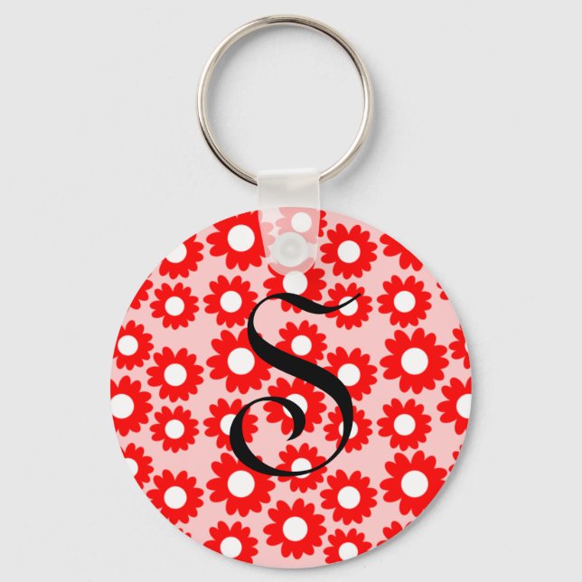 Chaveiro Red Daisies (Frente)
