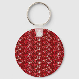 Chaveiro Red Dark Glitter