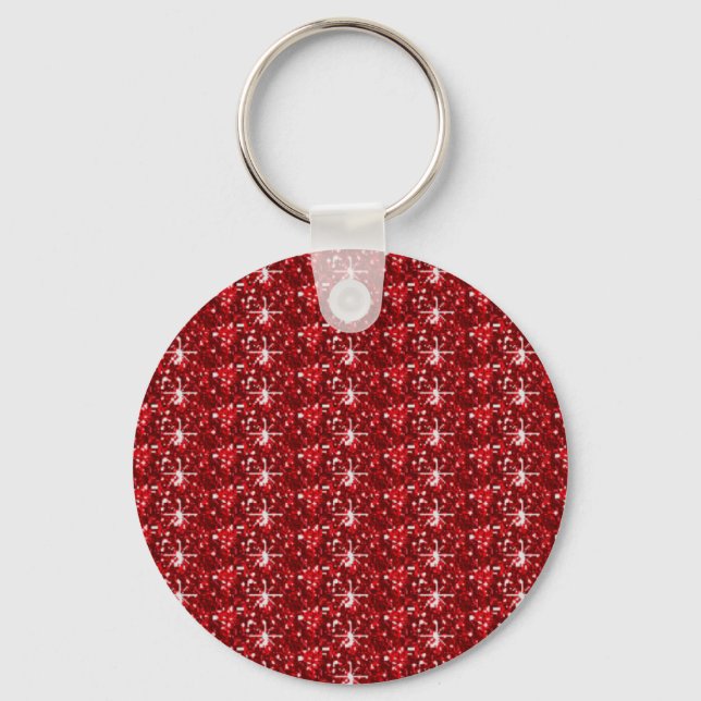 Chaveiro Red Dark Glitter (Frente)