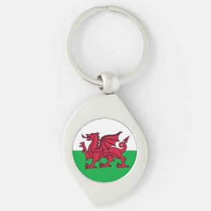 Chaveiro Red Dragon Celtic Flag & Welsh