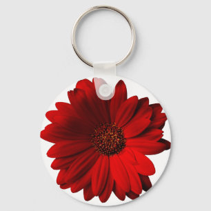 Chaveiro Red Gerbera Daisy