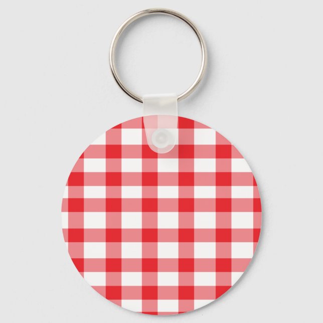 Chaveiro Red Gingham (Frente)