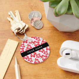 Chaveiro Red Hibiscus, Flores Vermelhas, Seu Nome