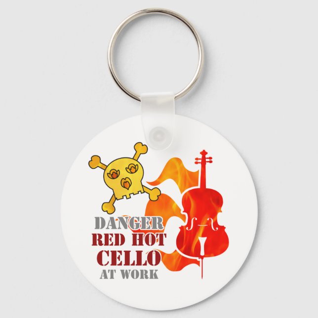 Chaveiro Red Hot Cello (Frente)