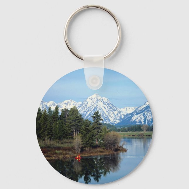 Chaveiro Red Kayak, Grand Teton National Park, EUA (Frente)