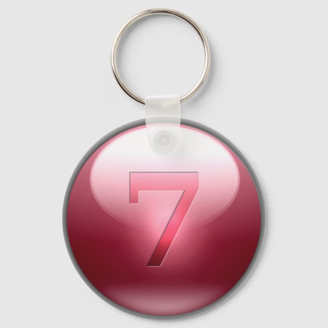 Chaveiro Red Lucky 7 (Frente)