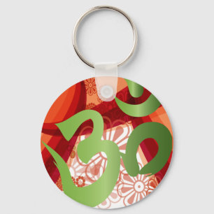 Chaveiro Red-Orange-Bg_Green-Om