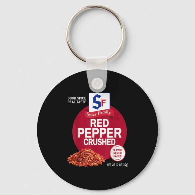 Chaveiro Red Pepper Crushed Sce Group Family Matching Hallo (Frente)