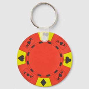 Chaveiro Red Poker Chip