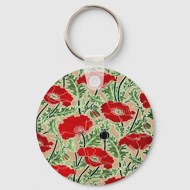 Chaveiro Red Poppy (Frente)
