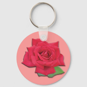 Chaveiro Red Rose Keychain
