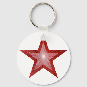 Chaveiro Red Star keychain white
