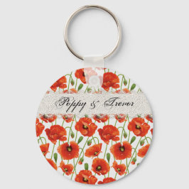 Chaveiro Red Summer Poppy