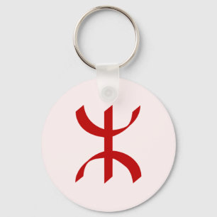 Chaveiro Red TIFINAGH - Berber Tifinagh - Amazigh Tifinagh 