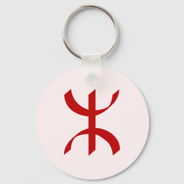 Chaveiro Red TIFINAGH - Berber Tifinagh - Amazigh Tifinagh (Frente)