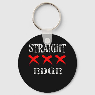 Chaveiro Red X Straight Edge Black